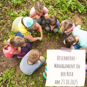 Fortbildung "Beschwerdemanagement in der Kita"